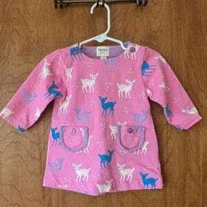 Hatley Pink Baby Mod Dress in Magical Fawn 12-18m